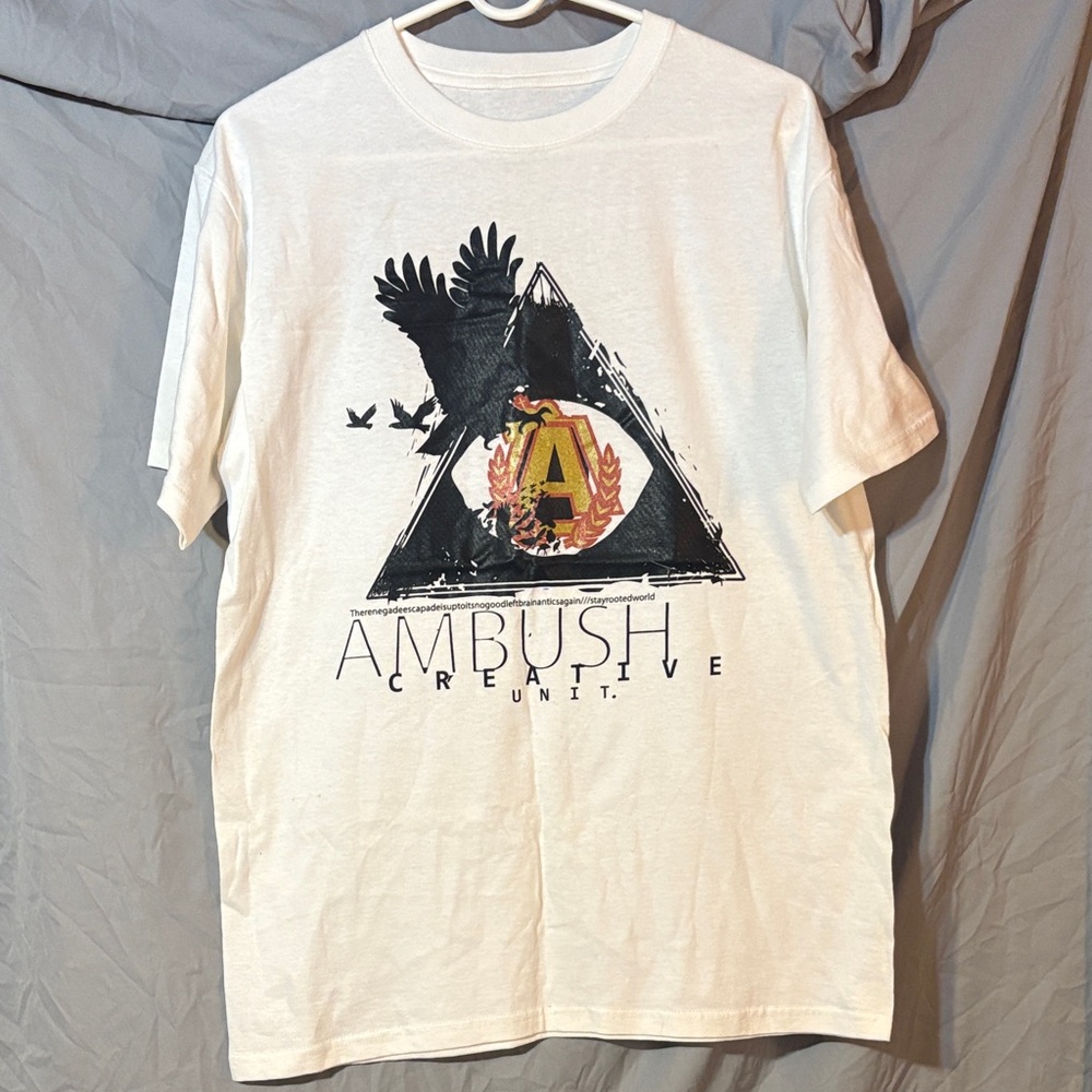 Vintage Aknowledge Ambush Creative Unit White T-Shirt